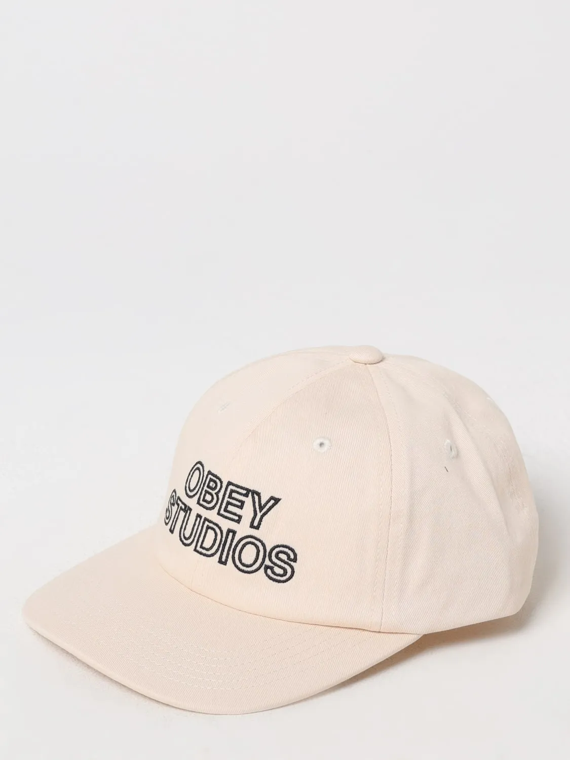 Cappello Obey in cotone con logo ricamato