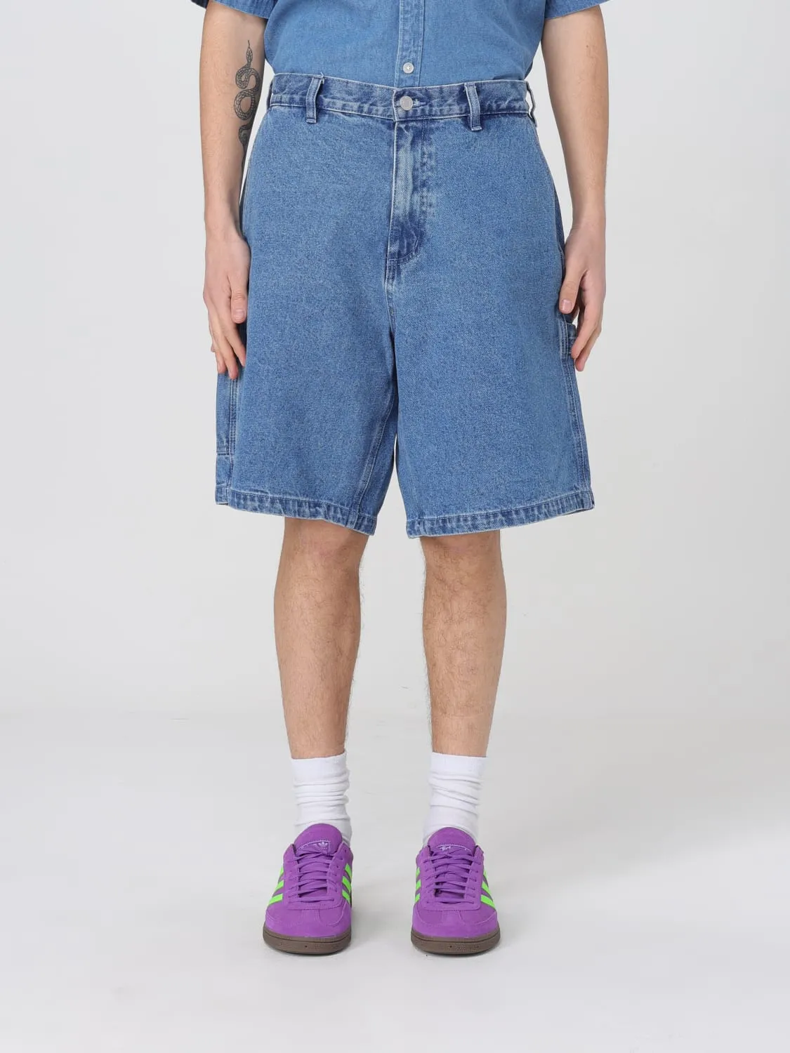 Pantaloncino Obey in denim