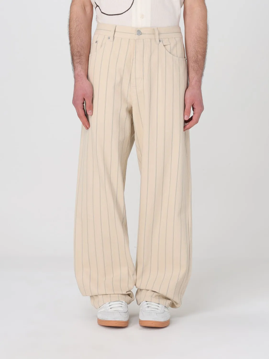 Jeans Obey in denim a righe