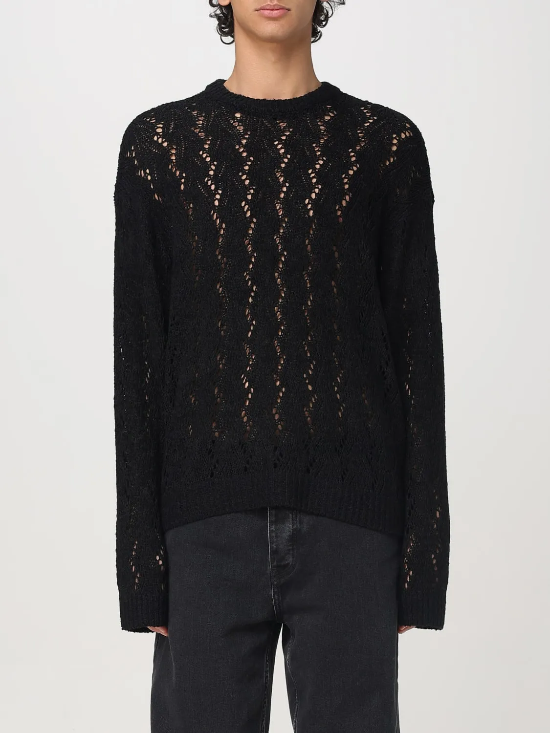 Maglia traforata Obey in nylon e acrilico