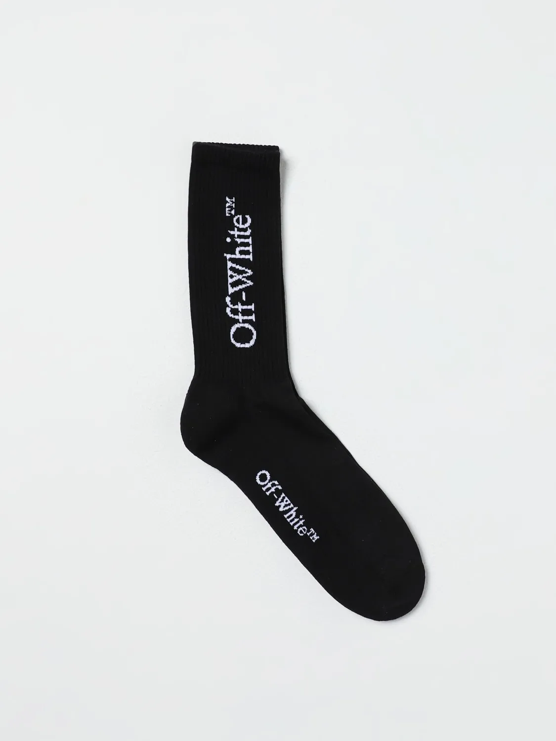 Calze Off-white in cotone stretch