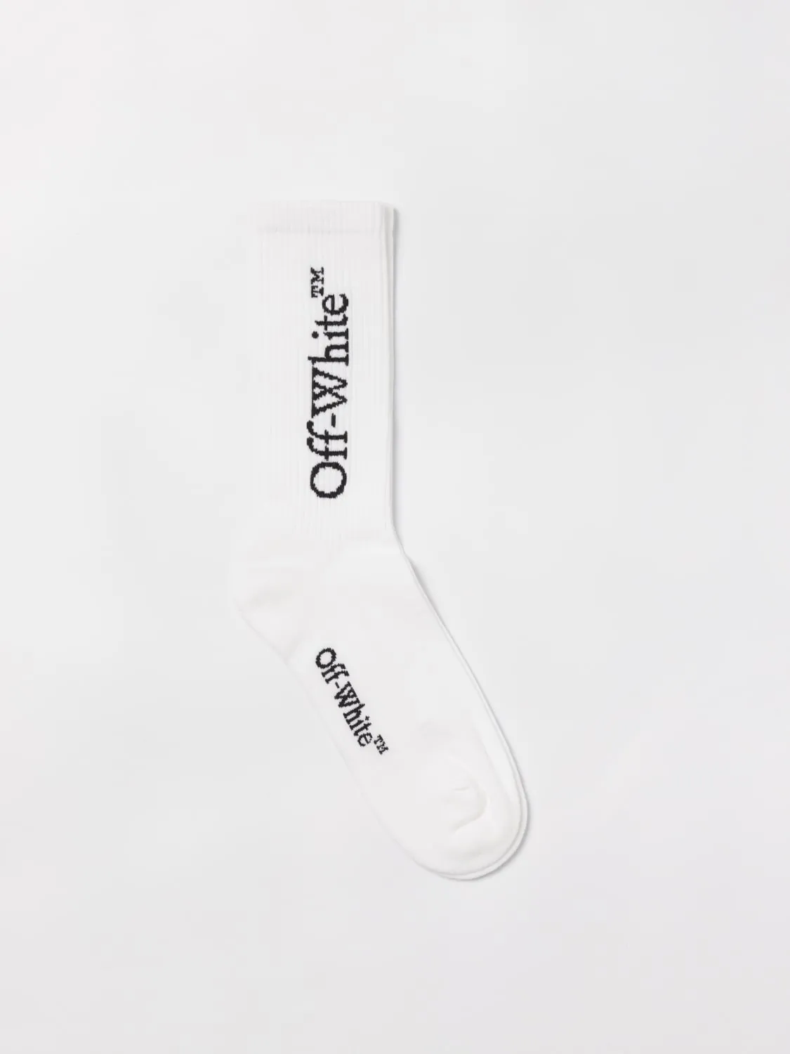 Calze Off-White in cotone stretch con logo jacquard