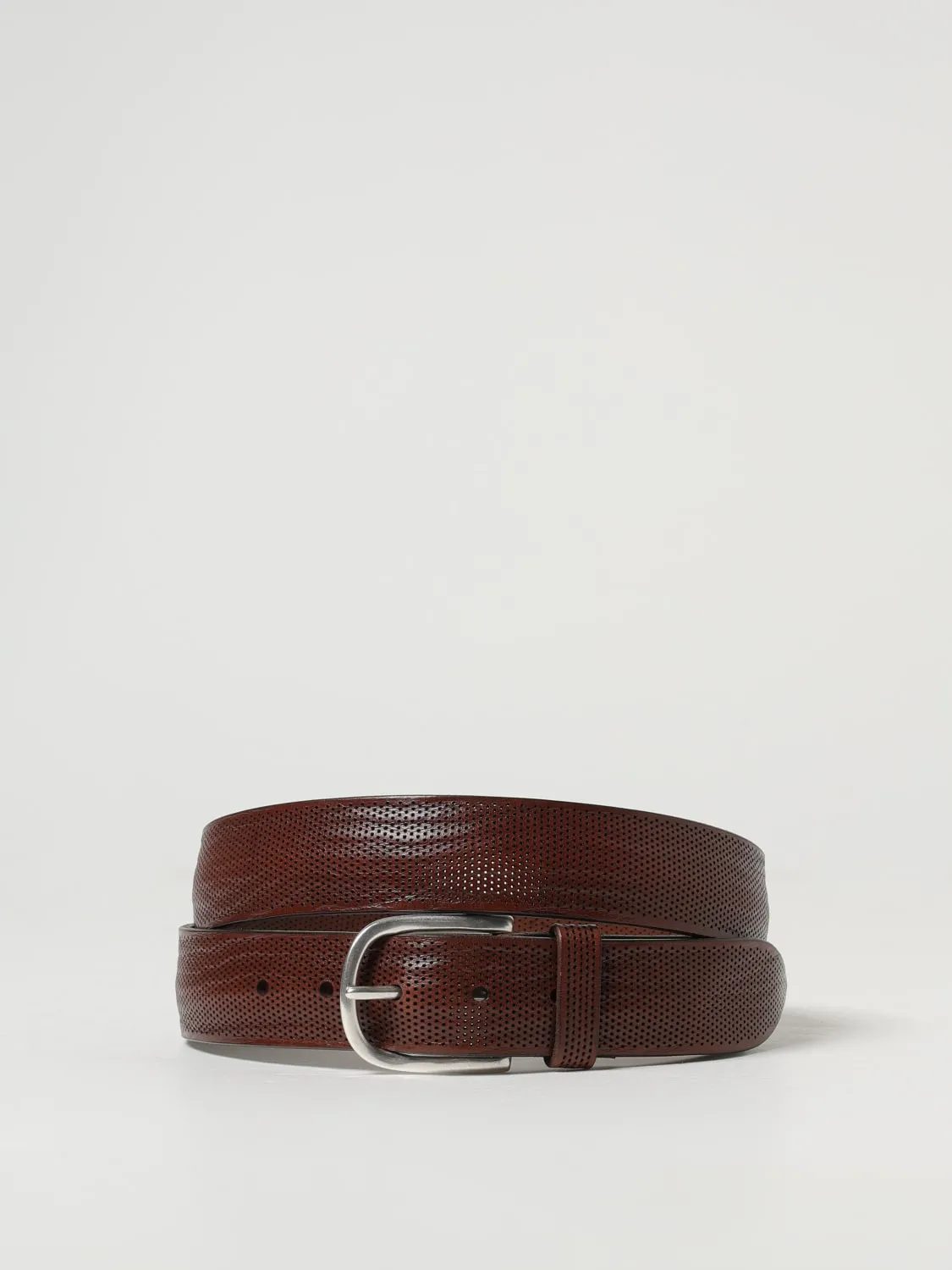 Cintura Orciani in pelle microforata