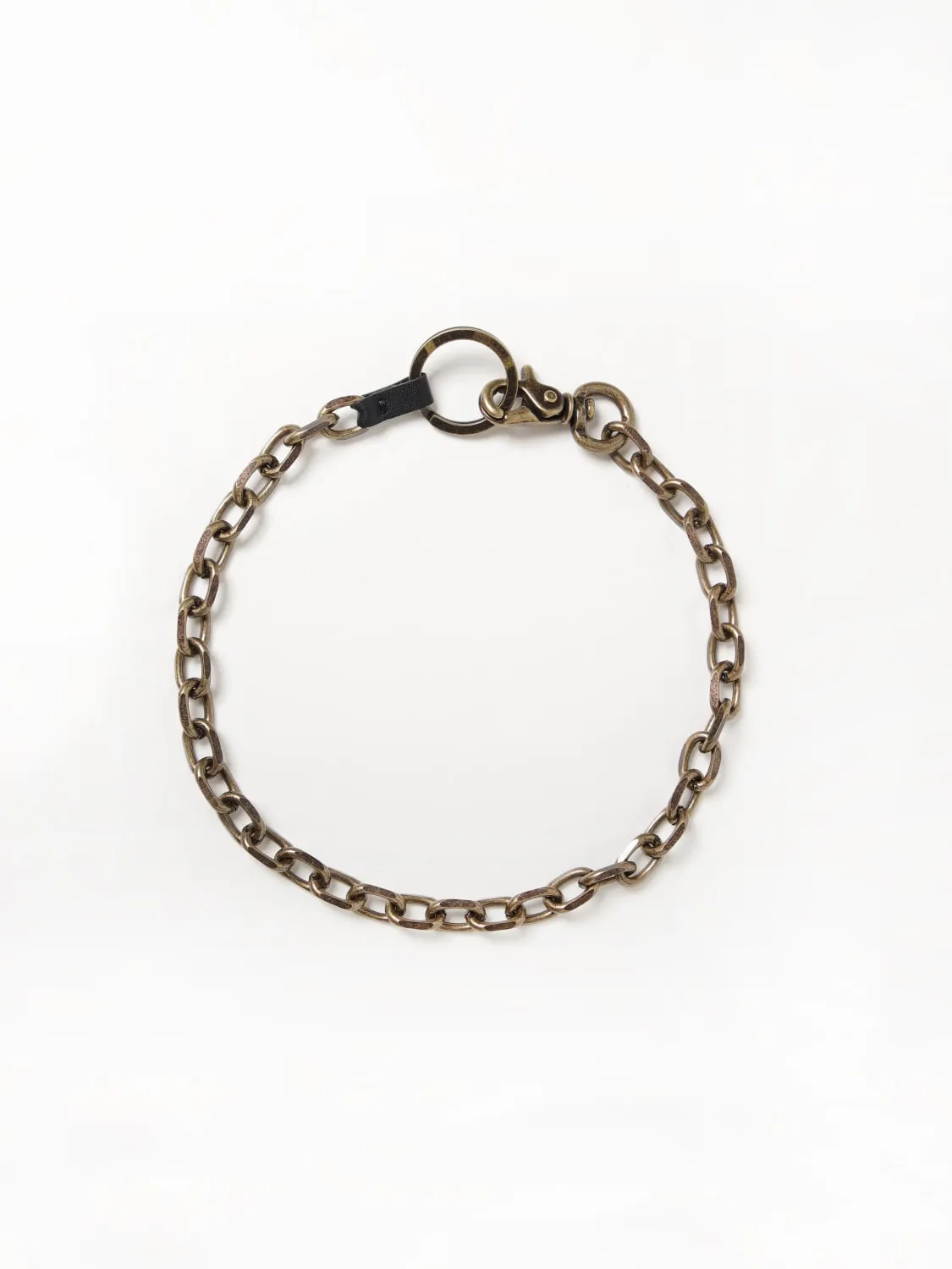 Collana Ladon Our Legacy in maglia anticata di ottone