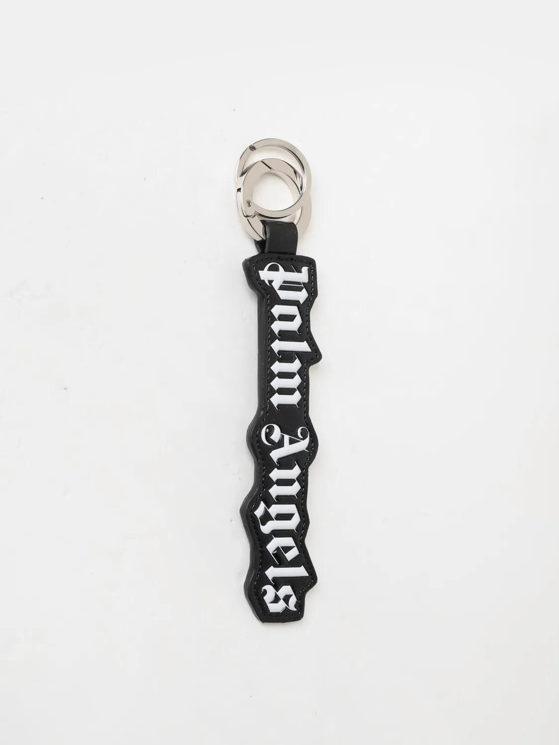 Portachiavi Palm Angels in metallo e pelle sintetica