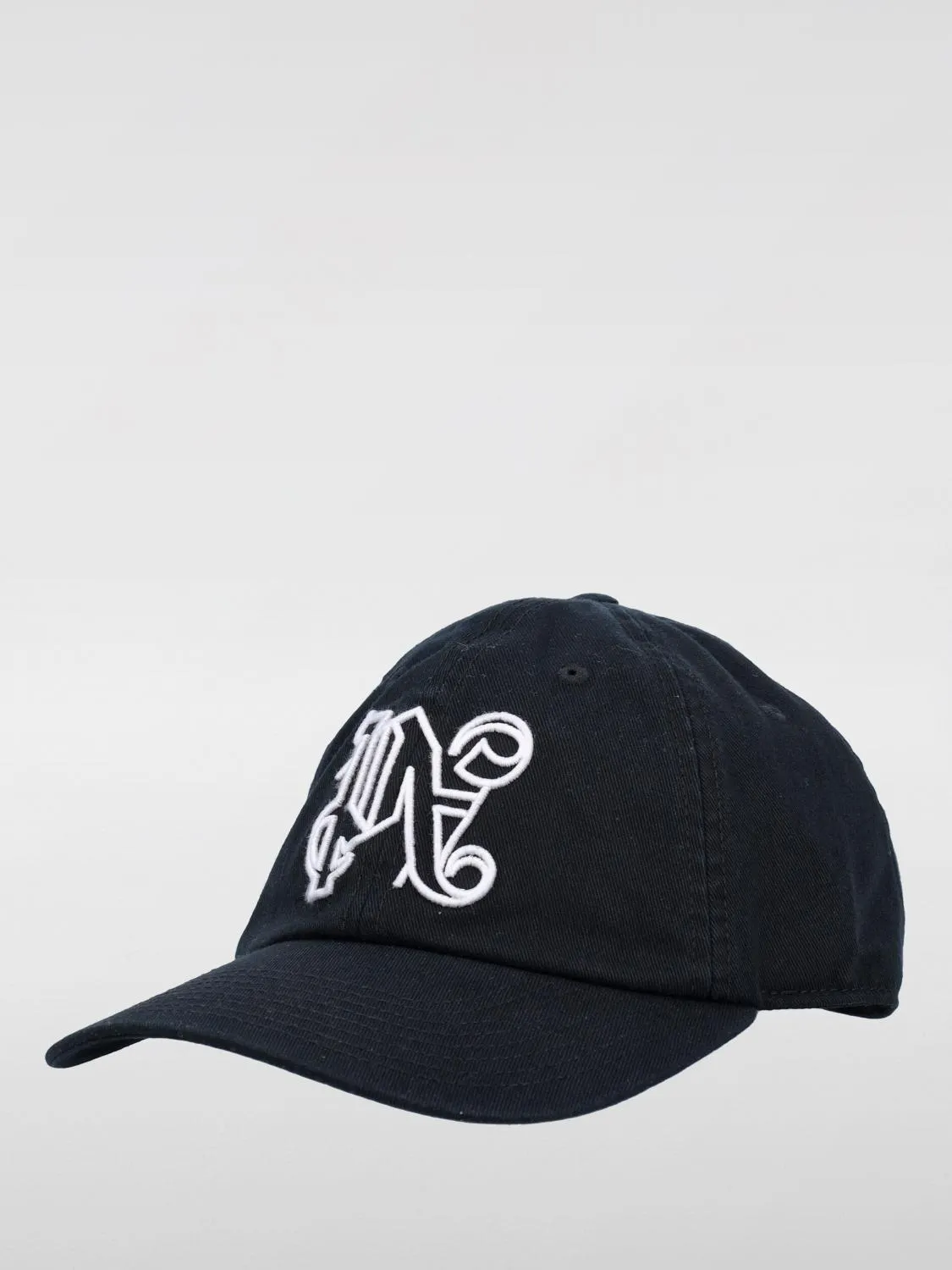 Cappello Palm Angels in cotone con logo ricamato