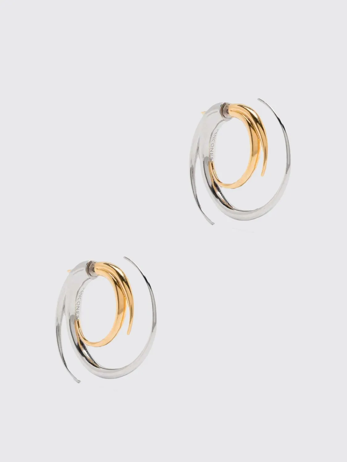 Orecchini Panconesi in ottone placcato oro