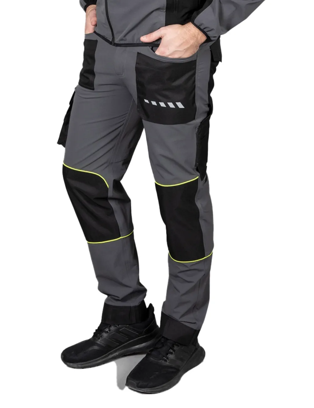 Pantalón elástico de nylon de 140 gramos para trabajar.