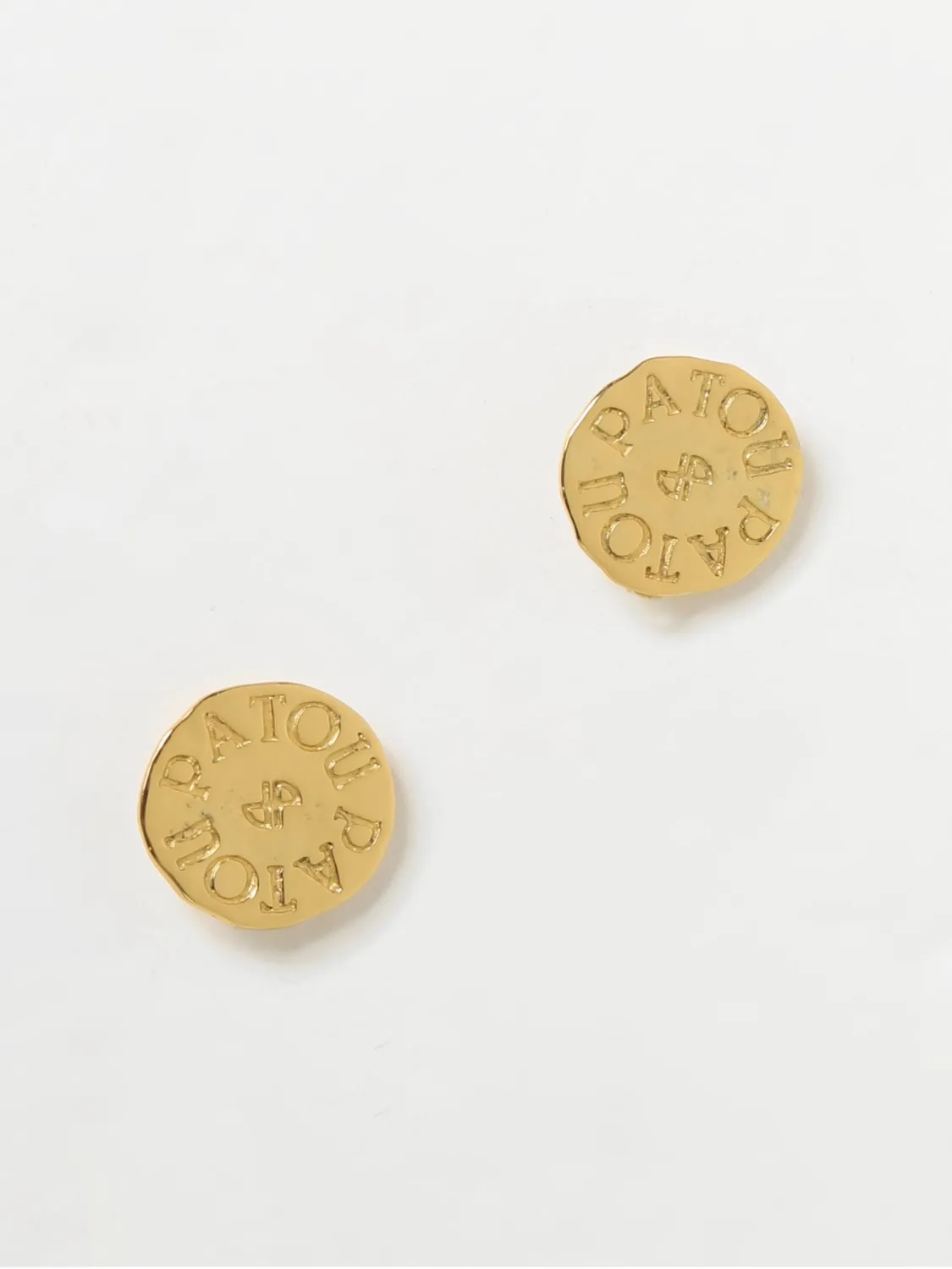 Orecchini Patou ottone cromato