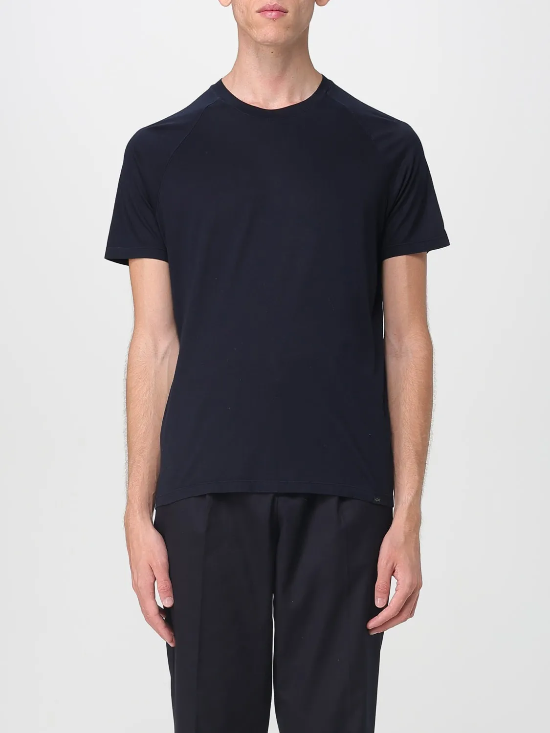 T-shirt basic Paul & Shark in misto cotone