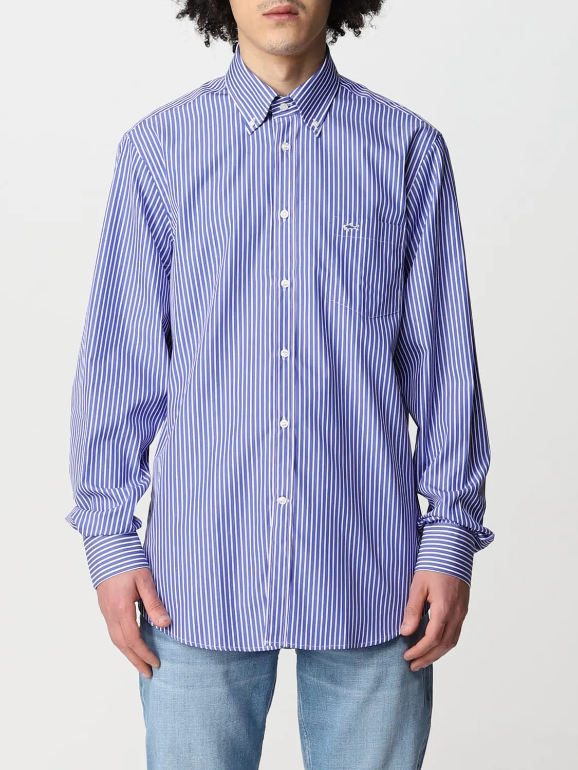 Camicia Paul & Shark in cotone a righe