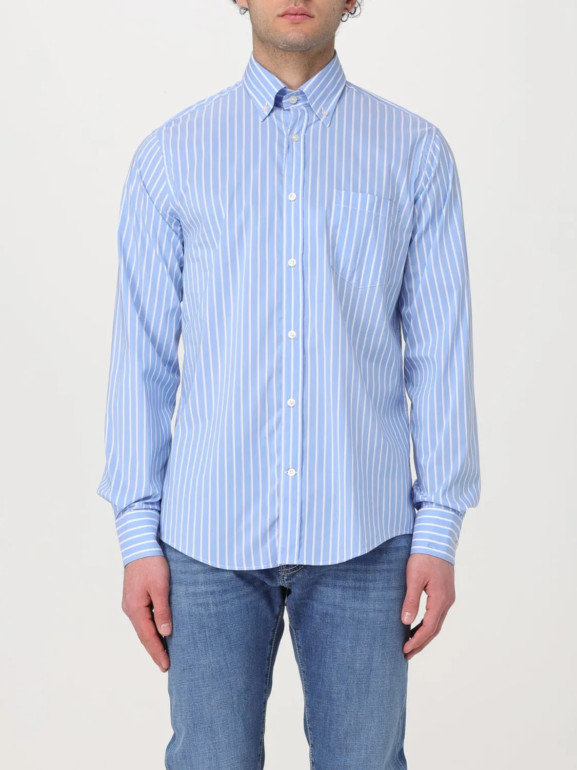 Camicia Paul & Shark in popeline a righe