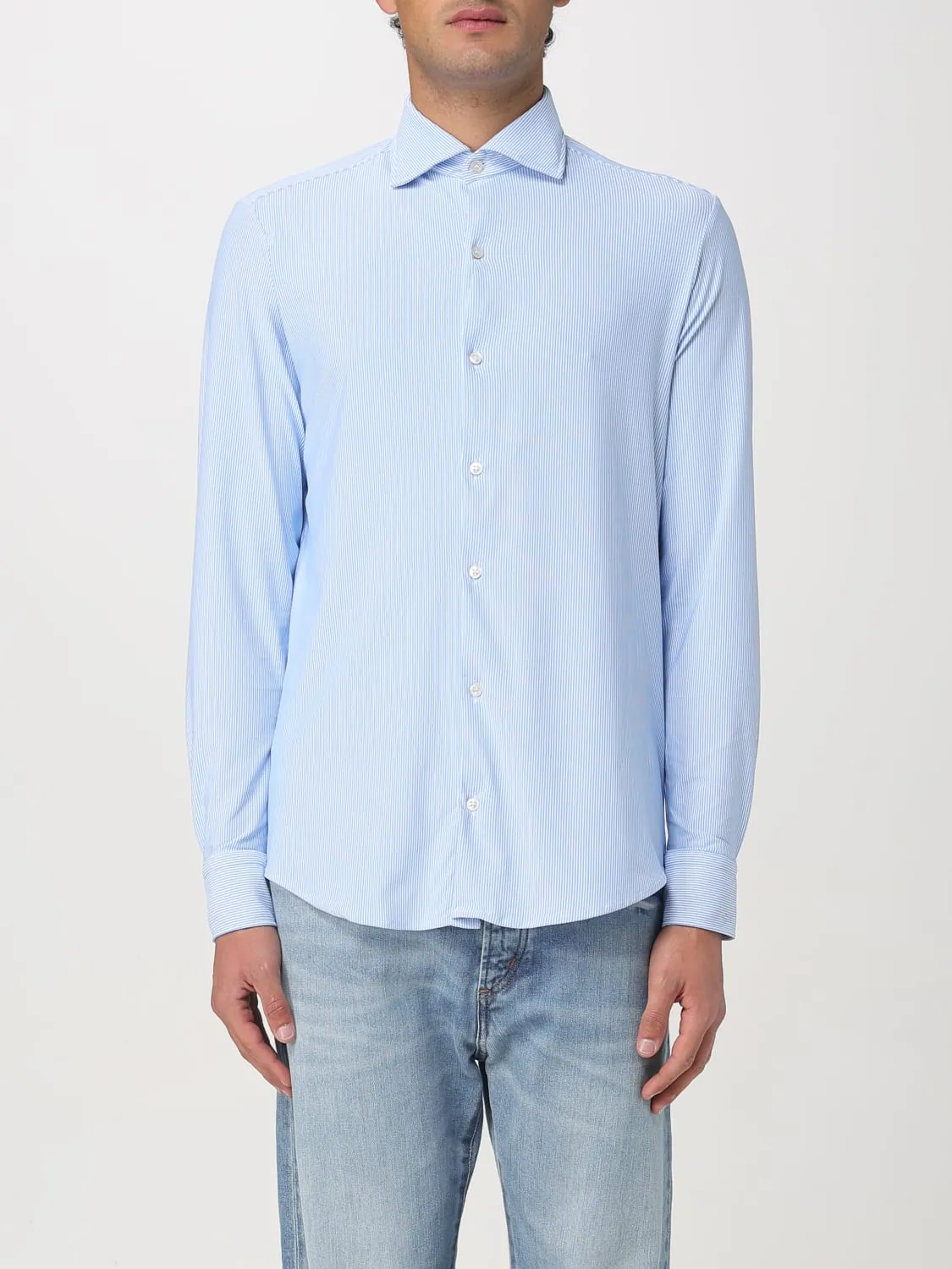 Camicia classica Paul & Shark in cotone a righe