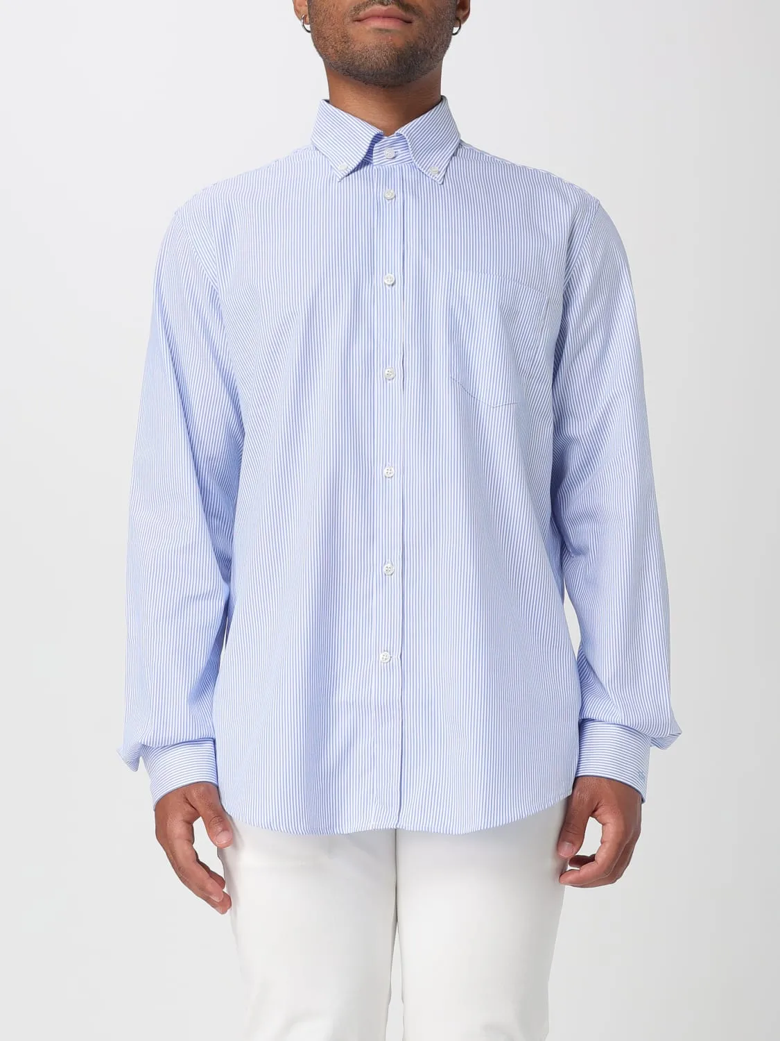 Camicia Oxford in cotone a righe Paul & Shark