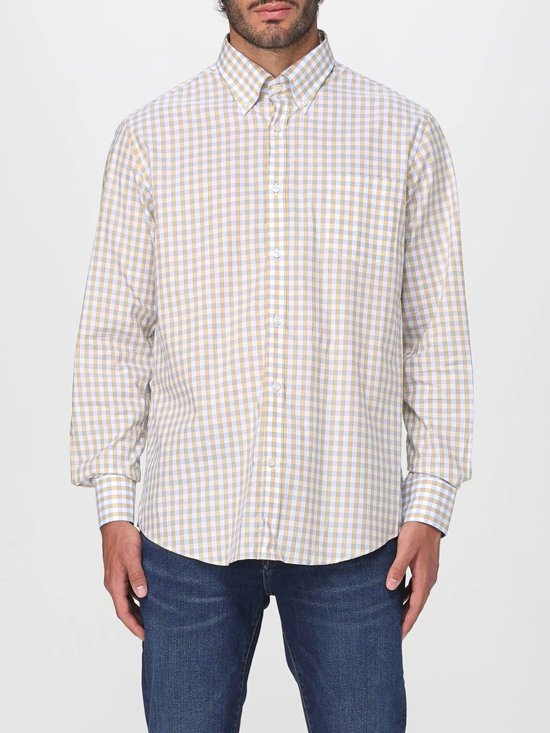 Camicia Paul & Shark in cotone vichy