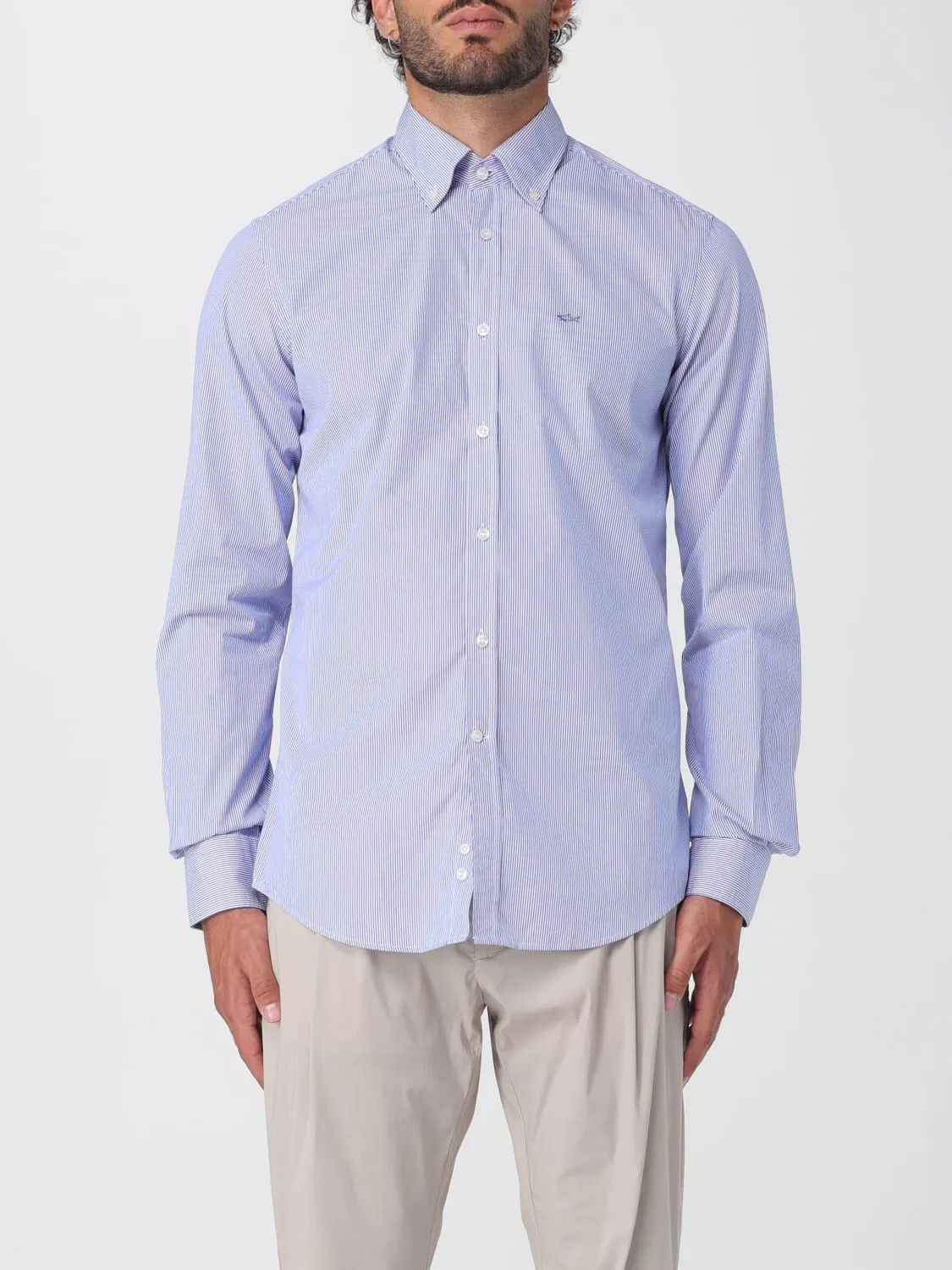 Camicia classico Paul & Shark in cotone a righe
