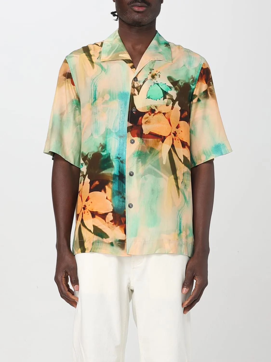 Camicia casual Paul Smith in viscosa con stampa floreale