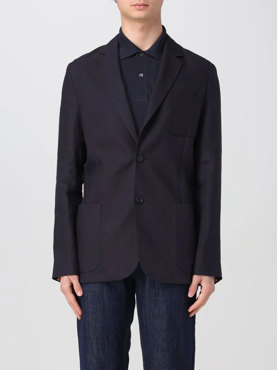 Blazer a monopetto Paul Smith in lino