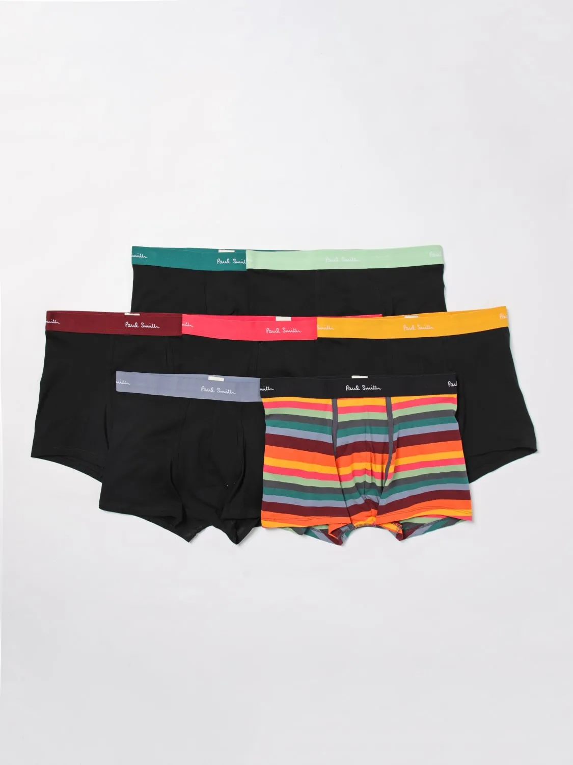 Set 7 paia di boxer con logo Paul Smith
