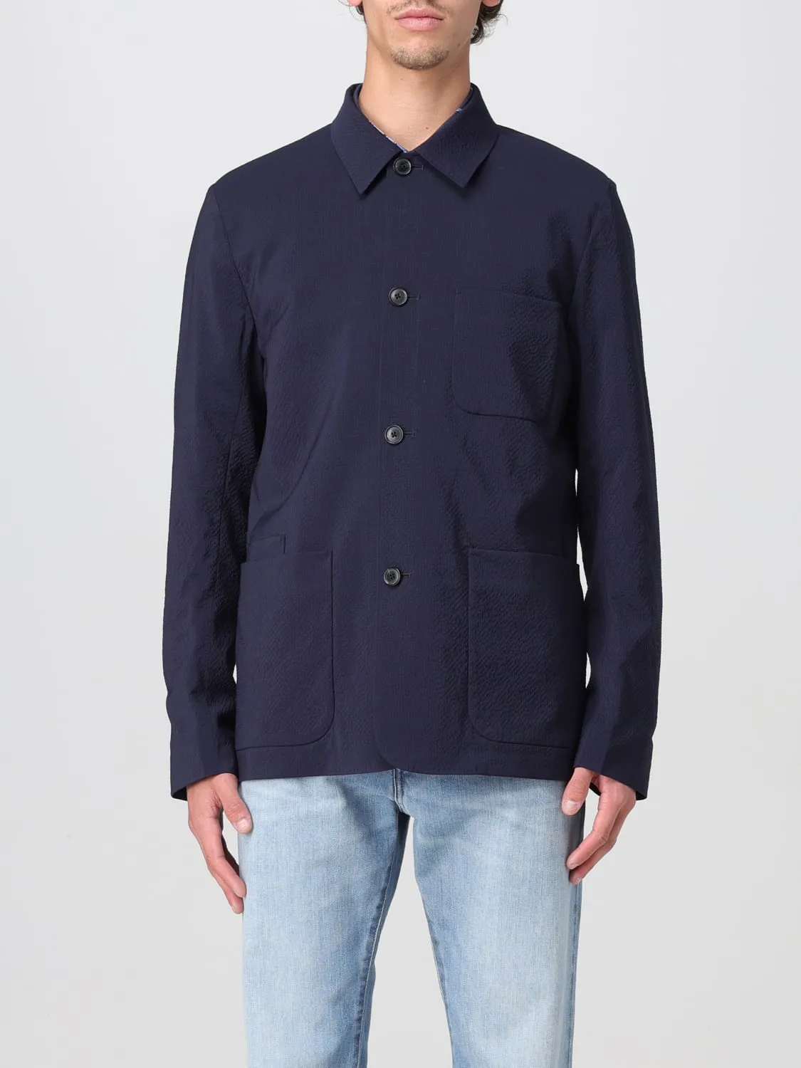 Overshirt Paul Smith in lana stretch
