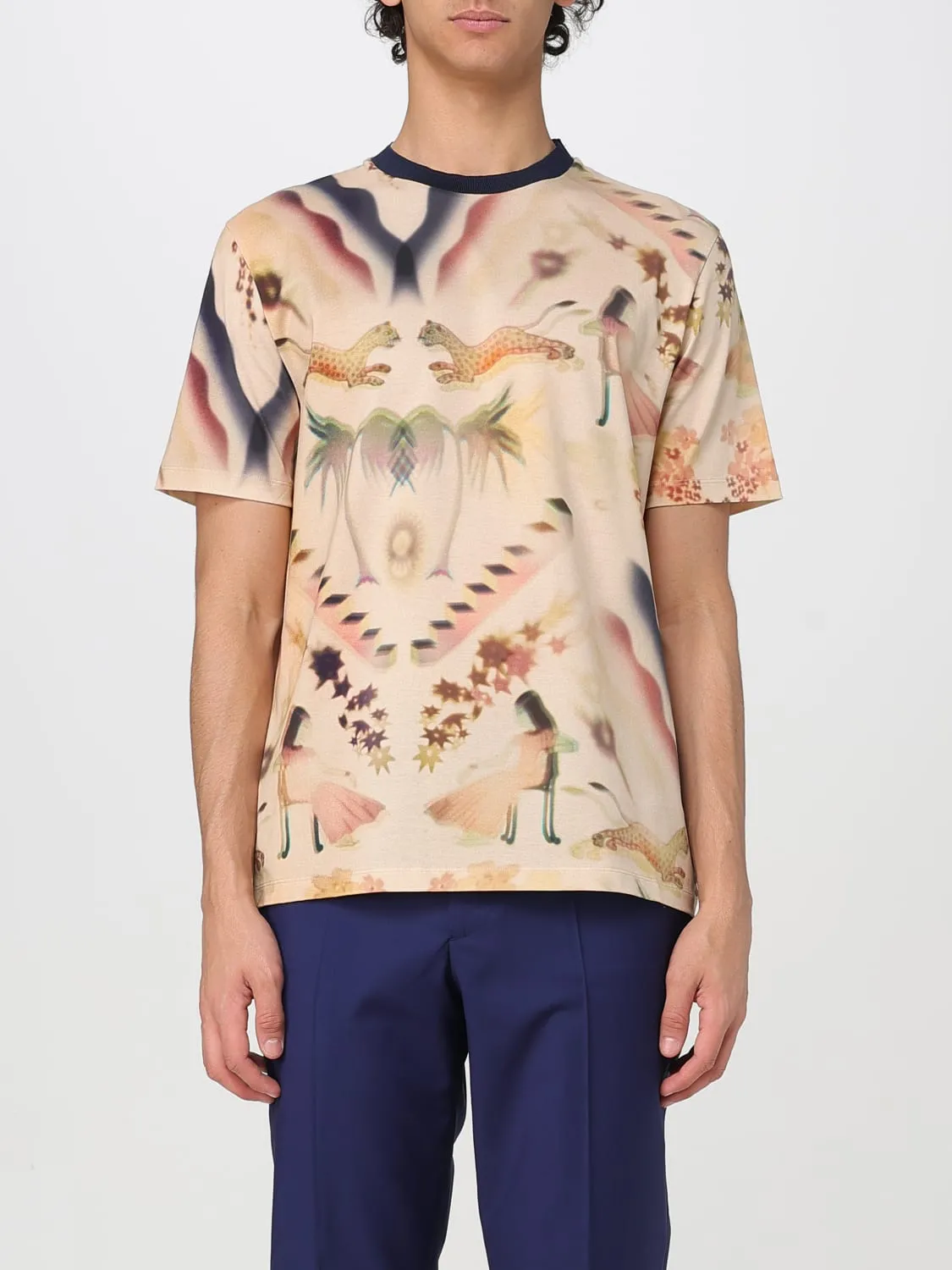T-shirt Paul Smith in cotone stampato