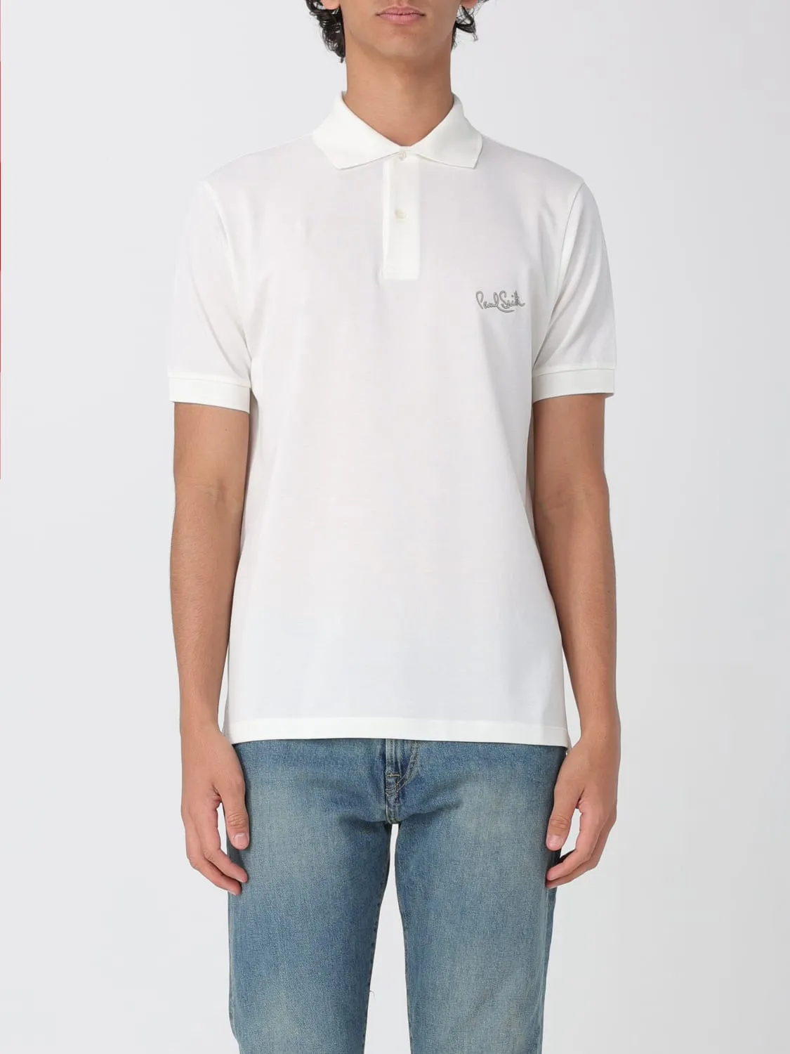 Polo in cotone con logo Paul Smith