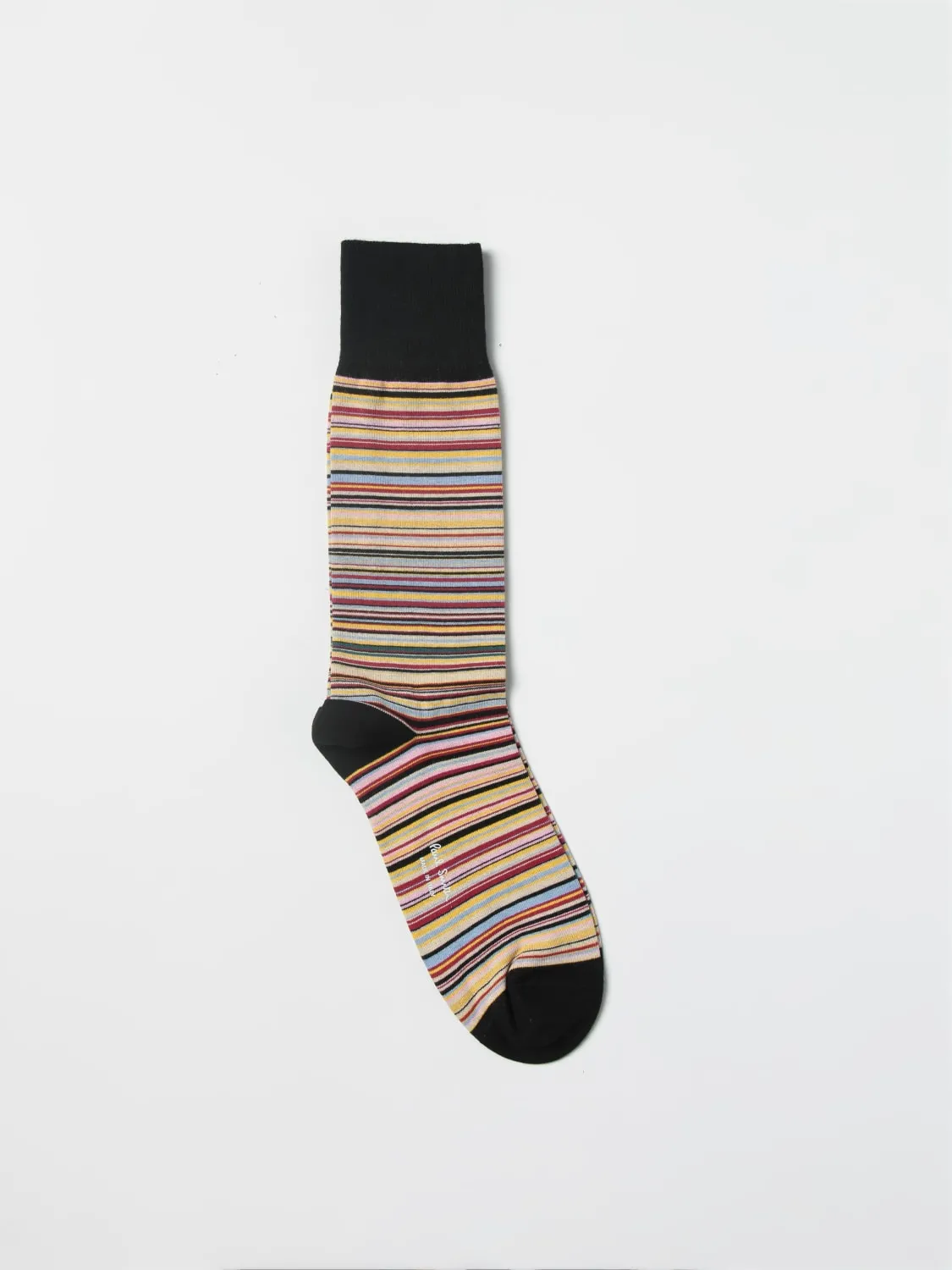 Calze Paul Smith in cotone stretch con stripes all over