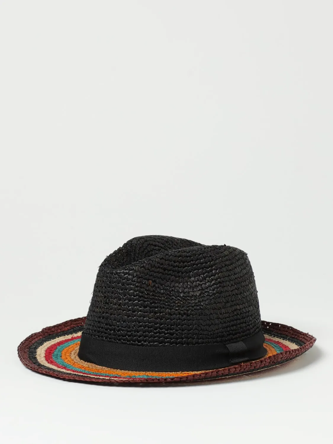 Cappello Paul Smith in rafia crochet