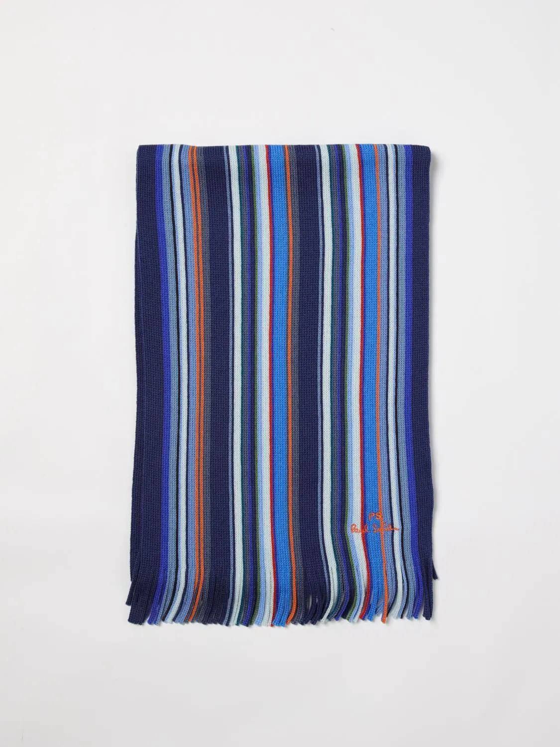 Sciarpa Paul Smith in lana merino con righe jacquard