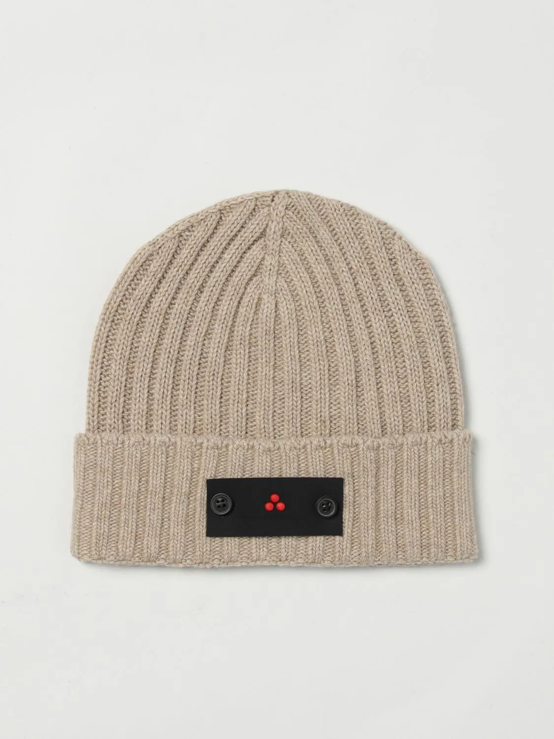 Cappello a berretto in misto lana con logo Peuterey