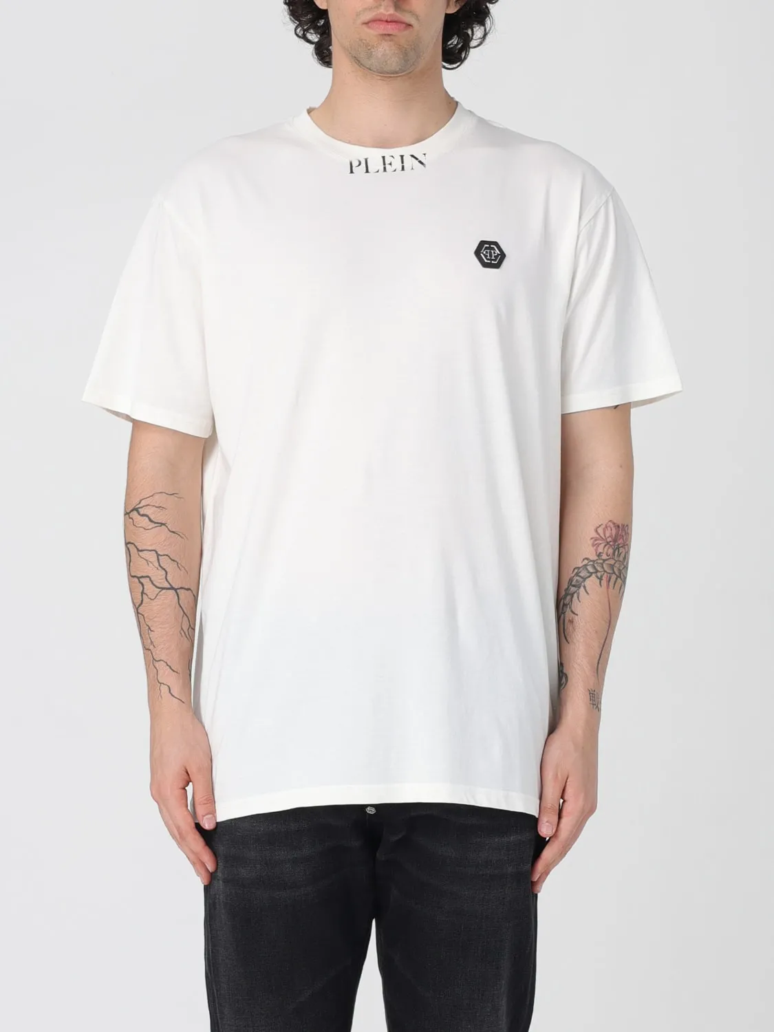 T-shirt Monogram Philipp Plein in cotone