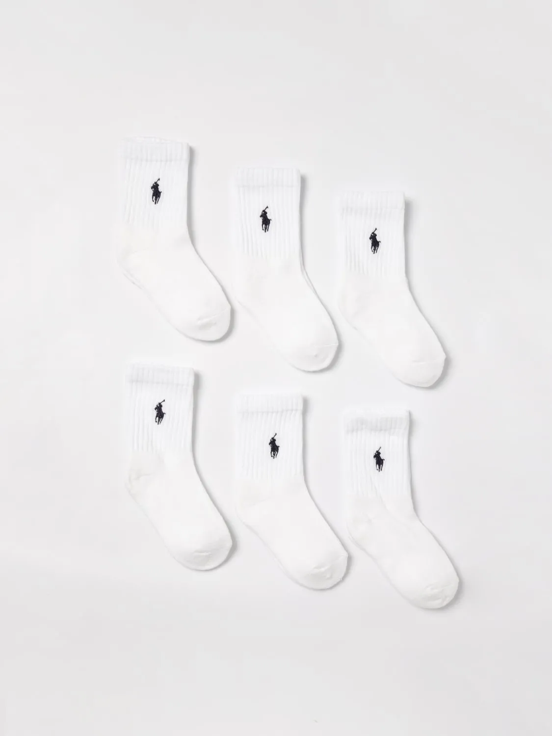 Set 6 paia di calze Polo Ralph Lauren in cotone stretch