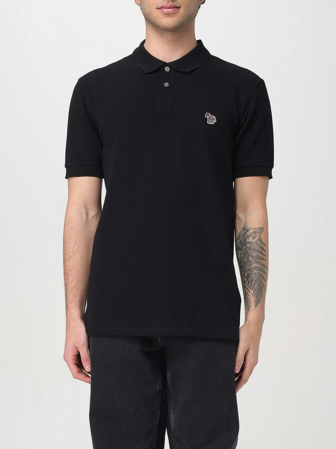 Polo in cotone organico con mini logo Ps Paul Smith