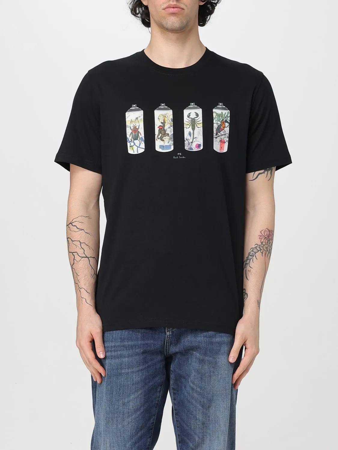T-shirt stampata Ps Paul Smith in cotone organico
