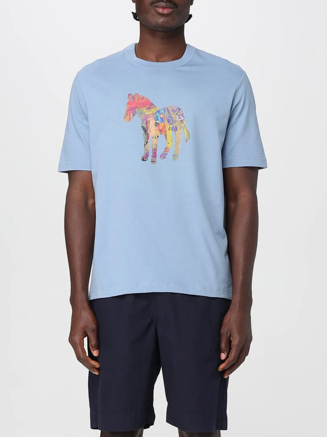 T-shirt in cotone organico stampata Ps Paul Smith