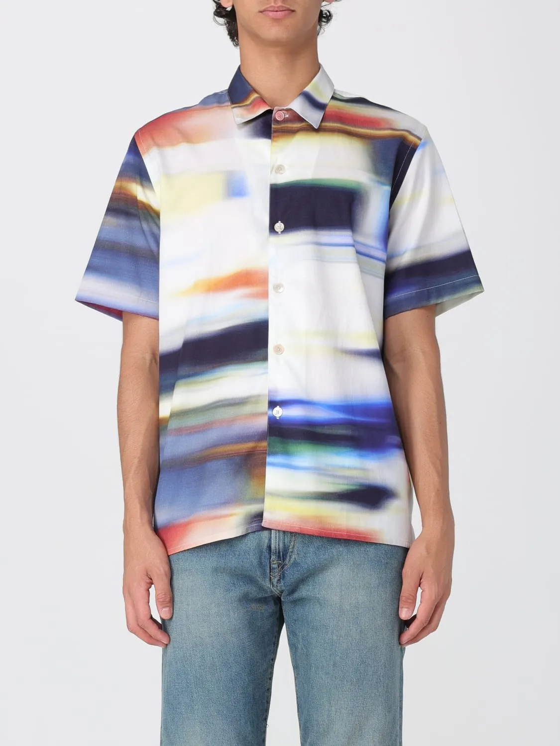 Camicia in misto cotone stampata Ps Paul Smith