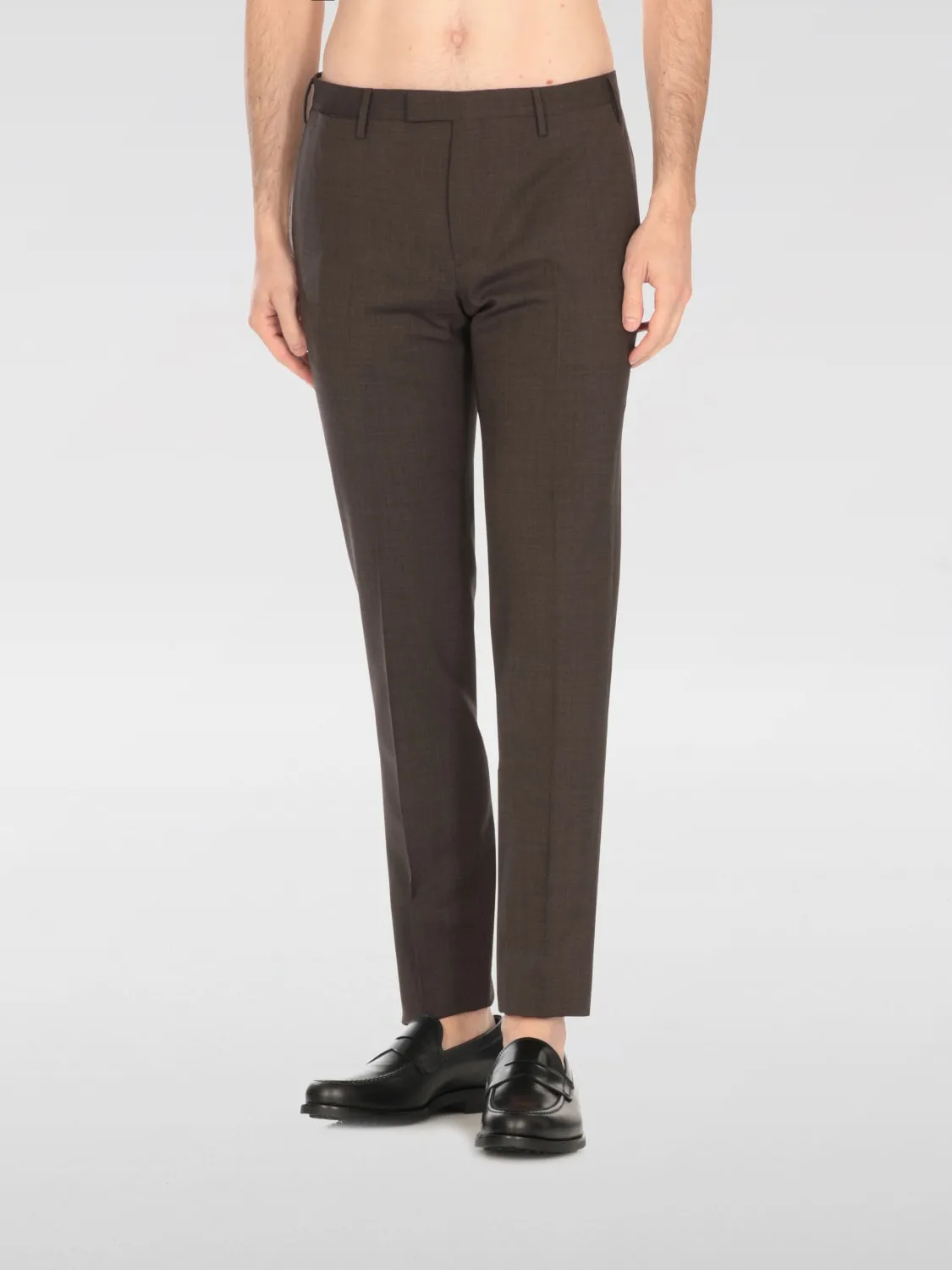 Pantalone classico PT Torino in lana stretch