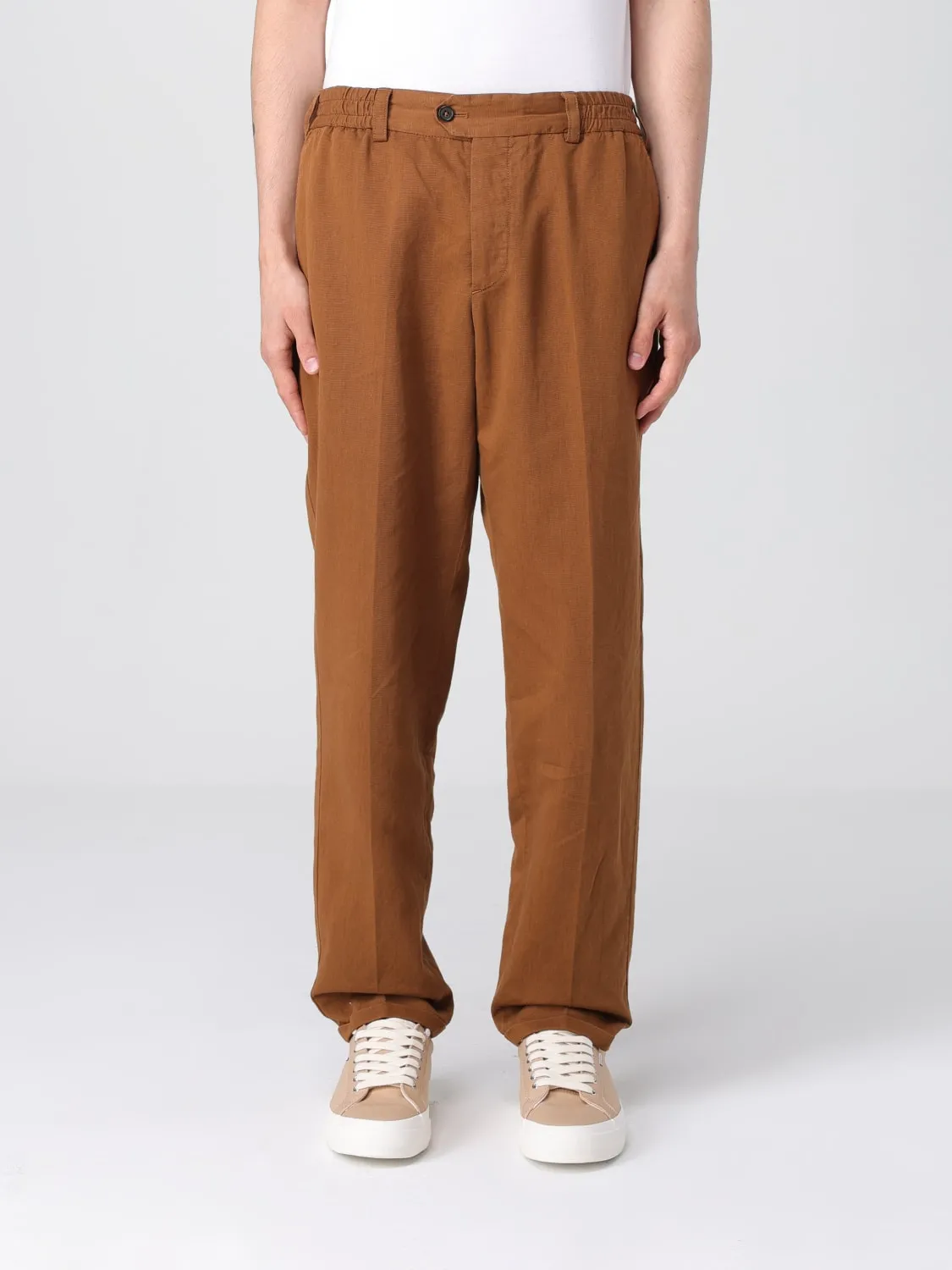 Pantalone PT Torino in cotone e lino