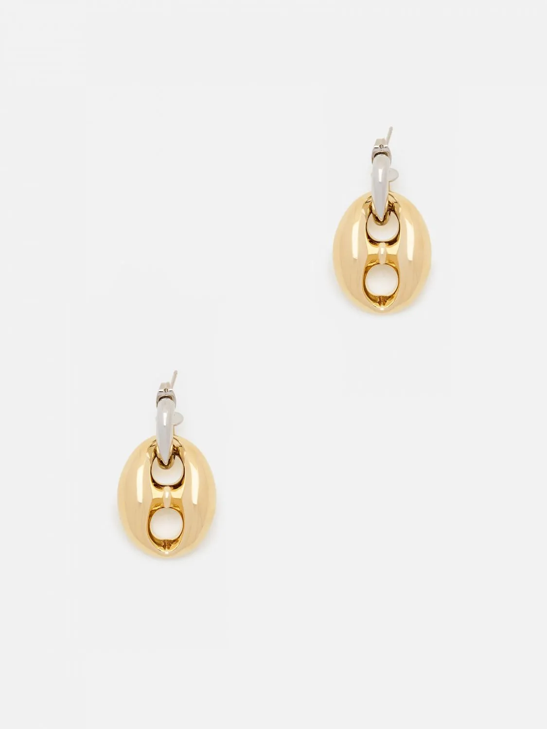 Orecchini Rabanne in misto ottone