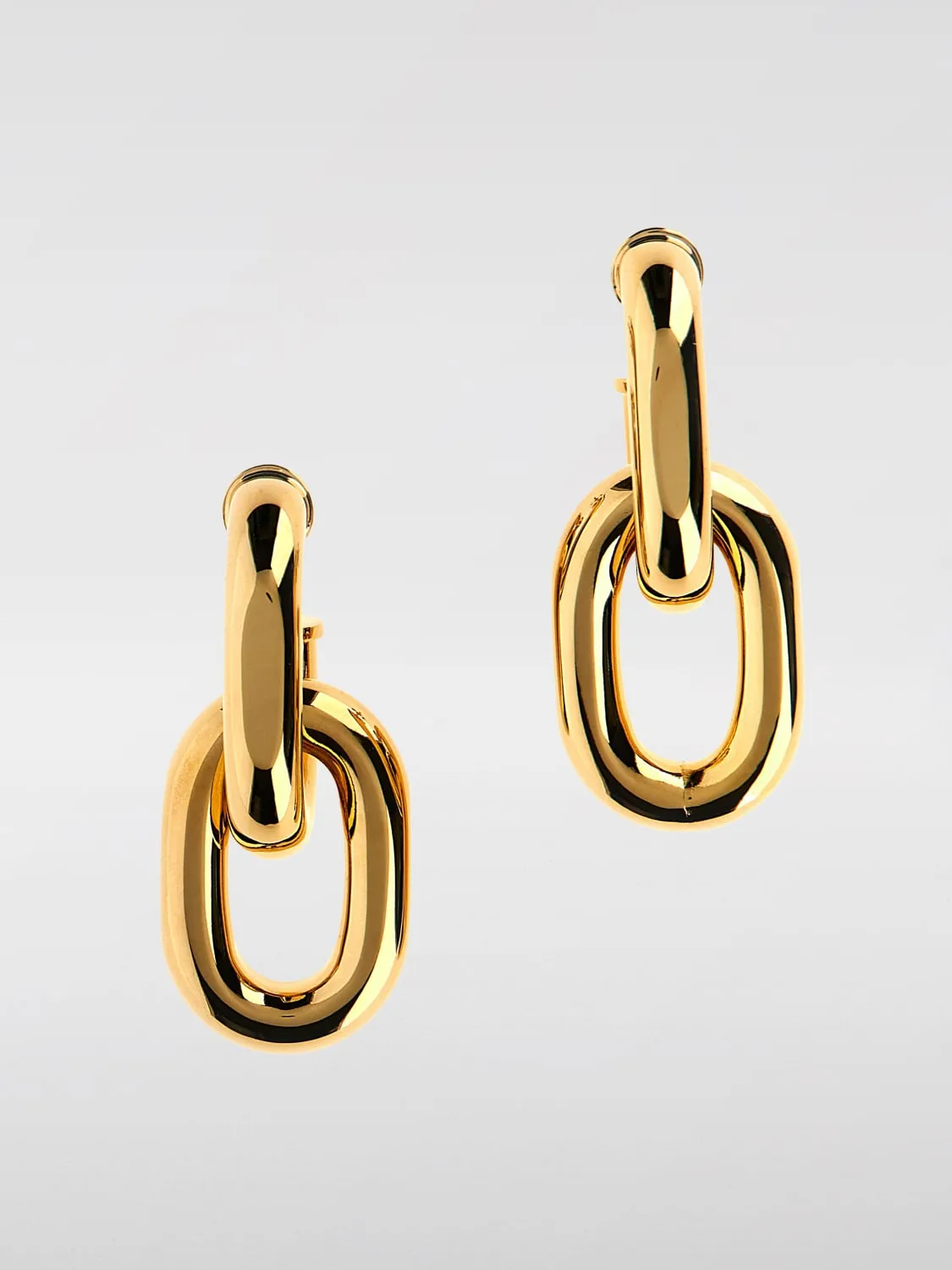 Orecchini Double XL Link Rabanne in ottone