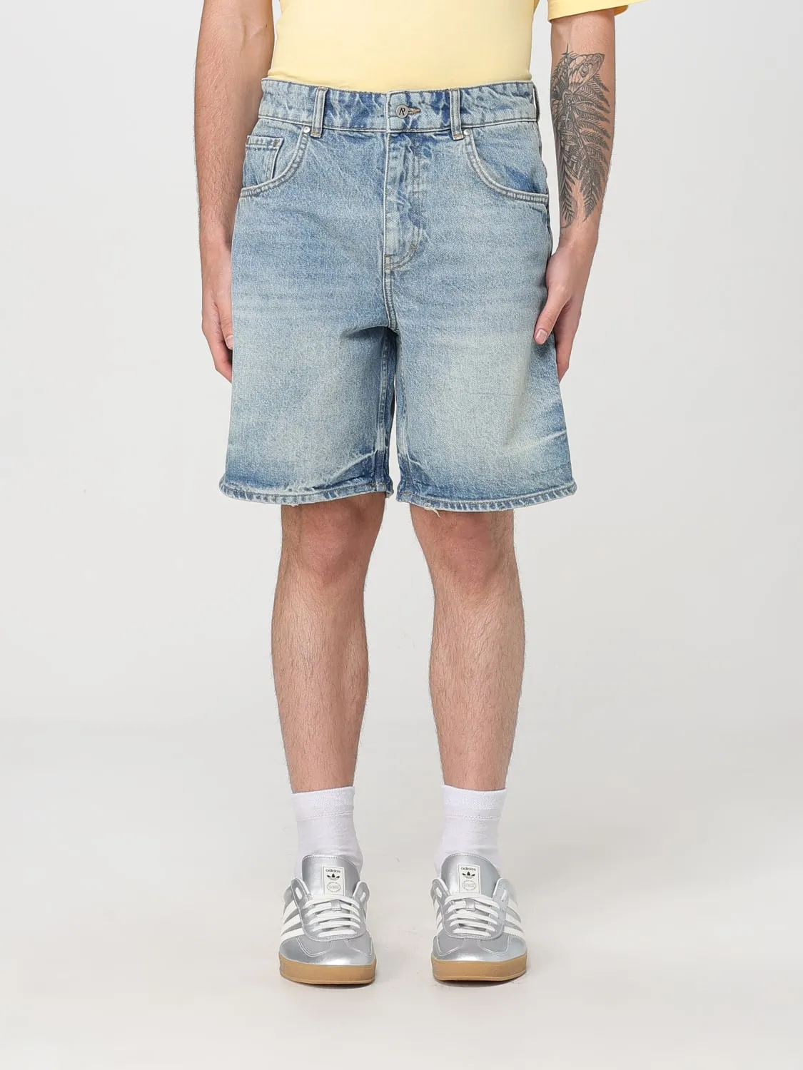 Pantaloncino Represent in denim di cotone