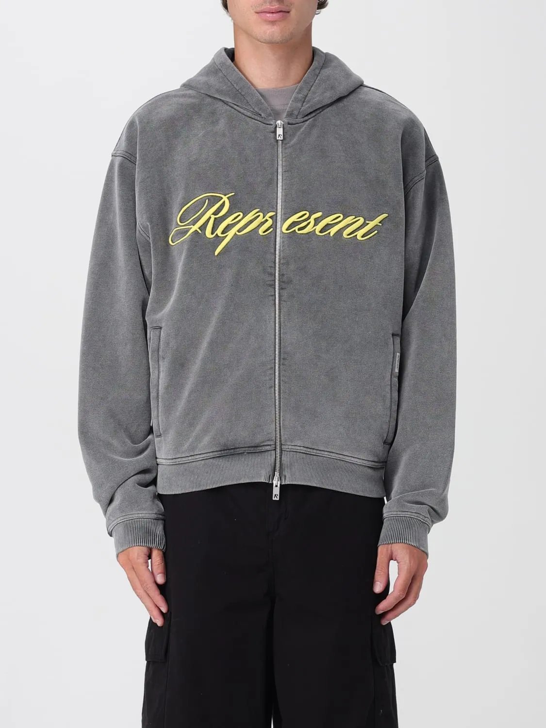 Felpa con cappuccio Represent in cotone
