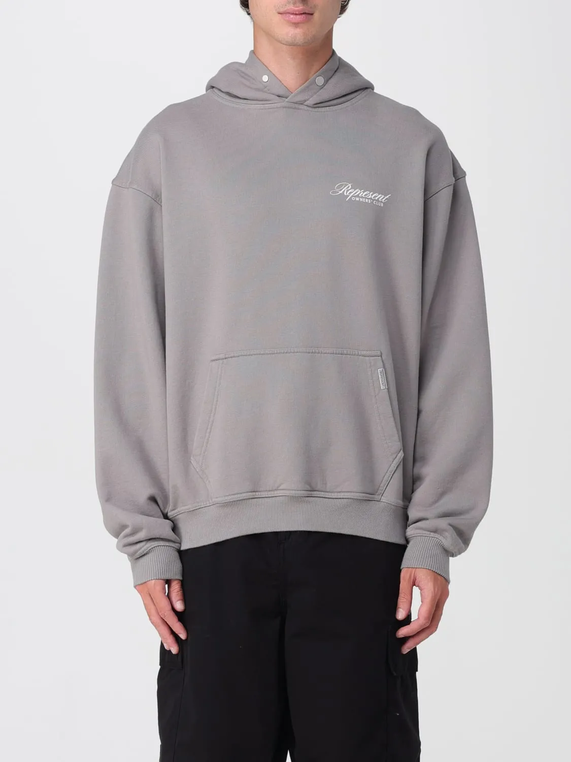 Felpa con cappuccio Represent in jersey