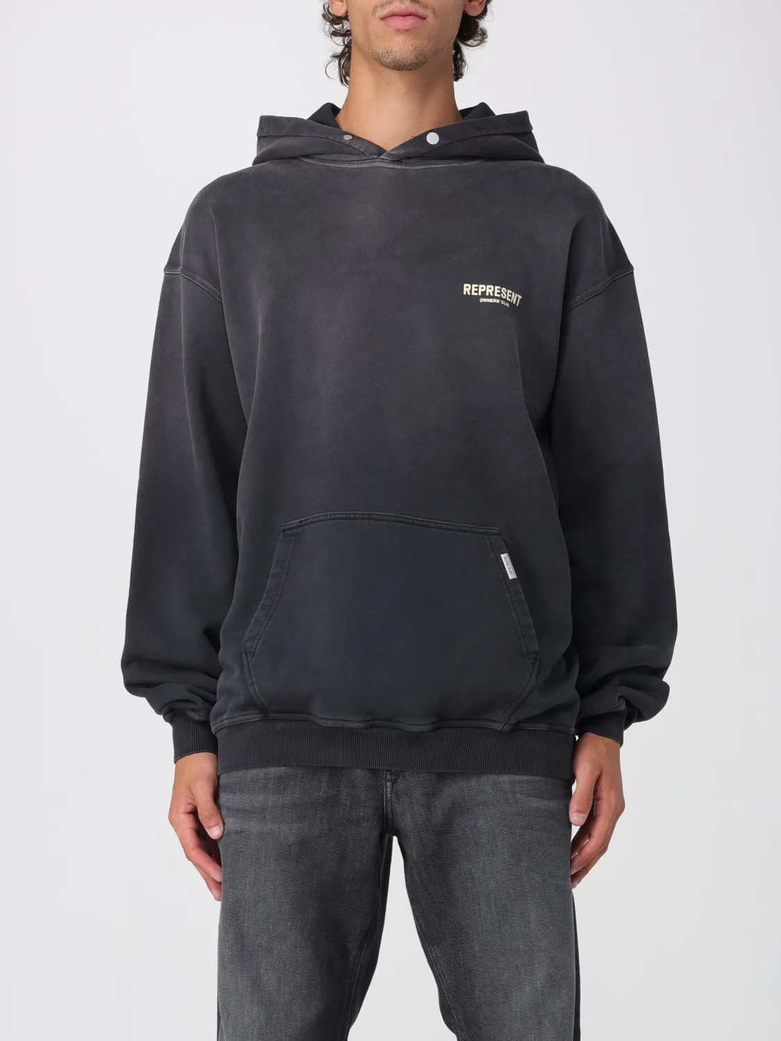 Felpa Represent in cotone con logo