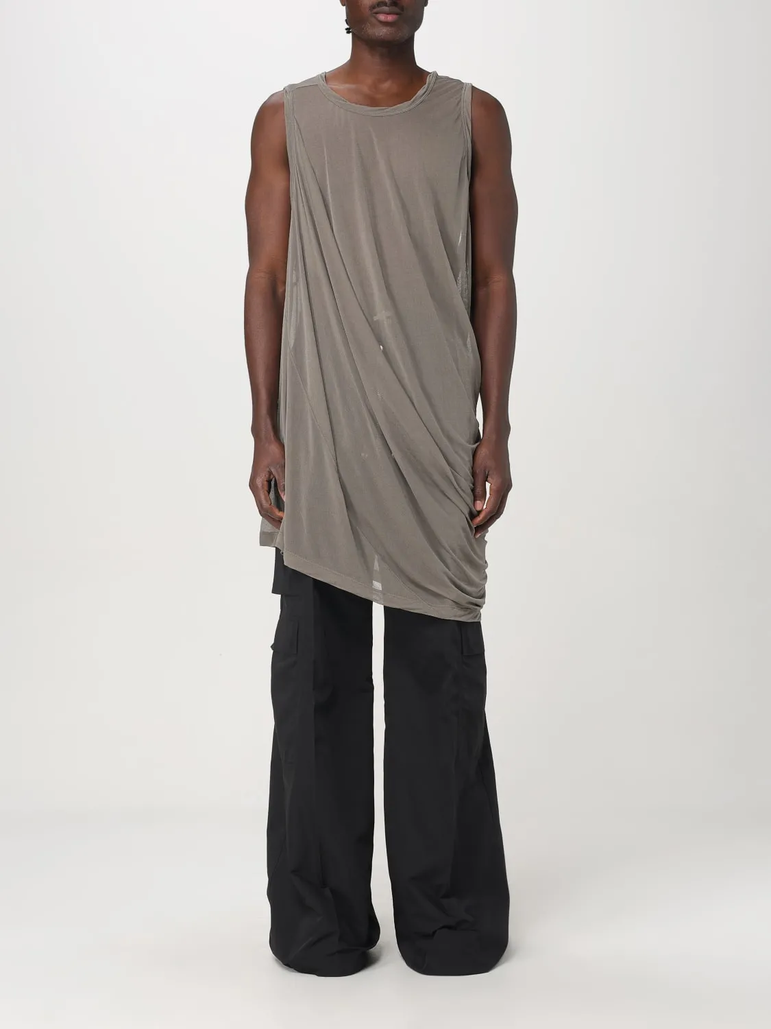 Canotta Rick Owens in viscosa