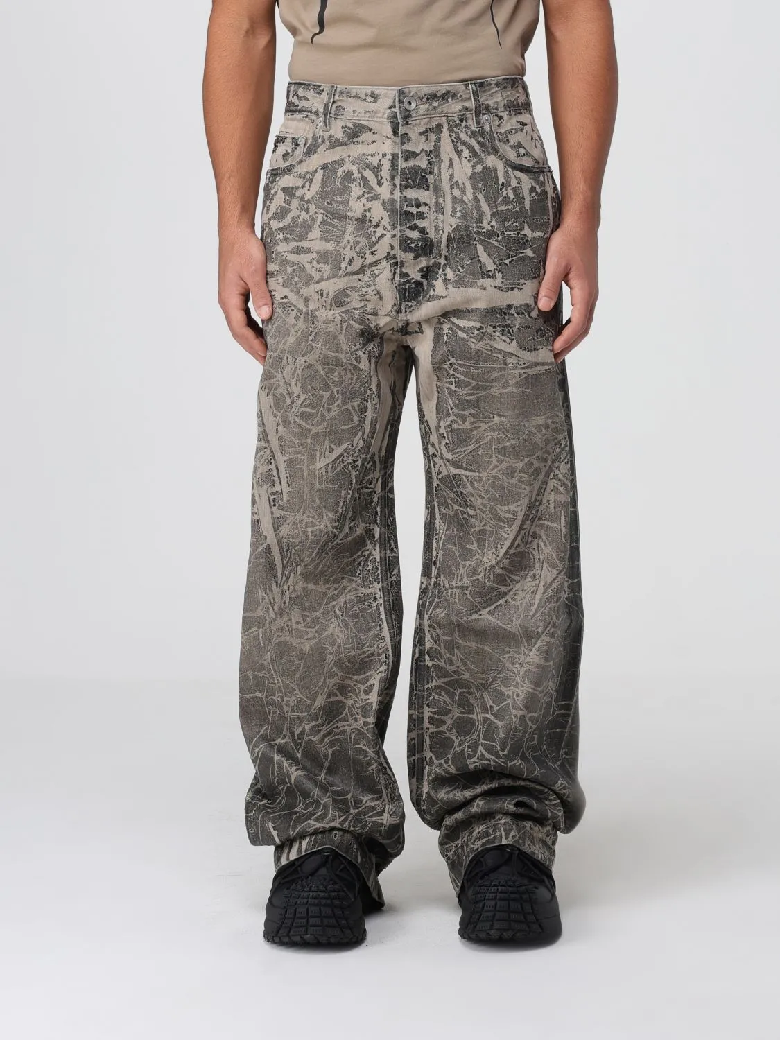 Jeans Rick Owens Drkshdw in denim in misto cotone