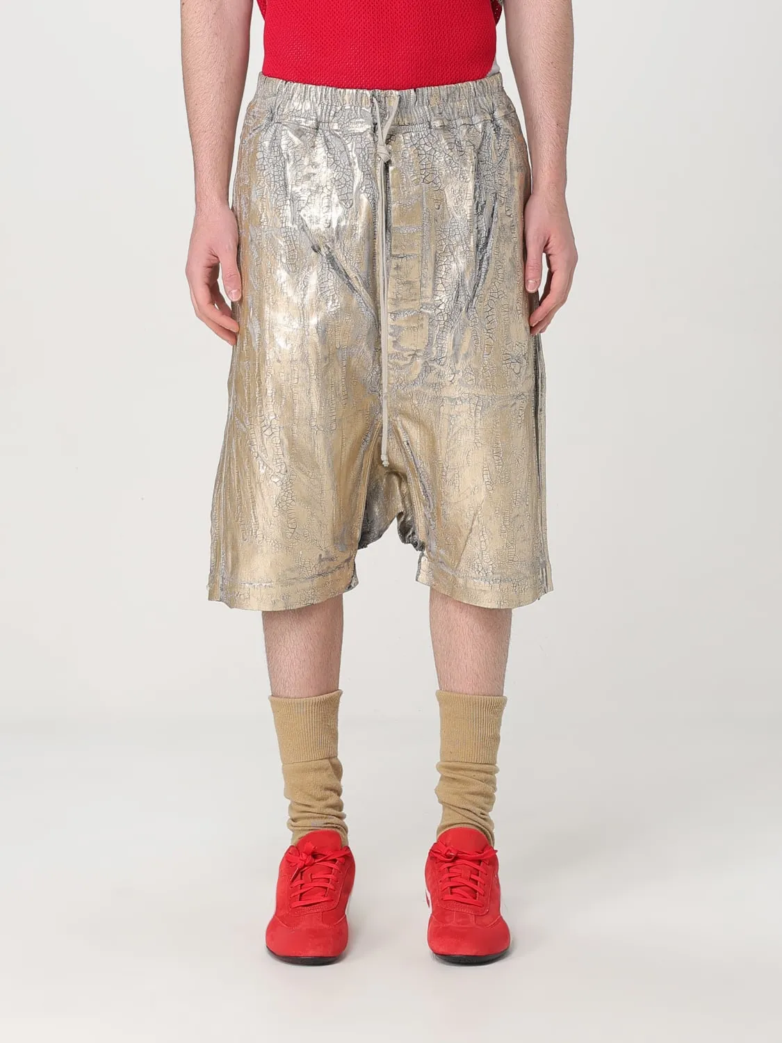 Pantaloncino Drkshdw in denim laminato