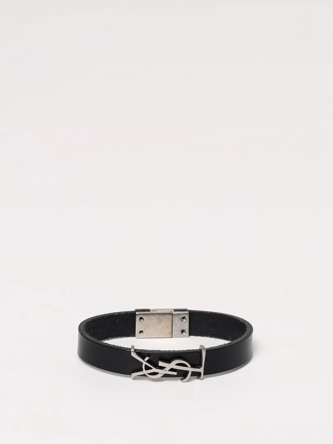 Bracciale Opyum Saint Laurent in pelle e ottone