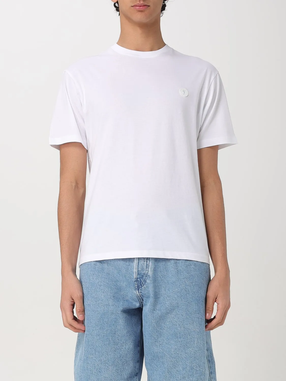 T-shirt basic in cotone con mini logo Save The Duck