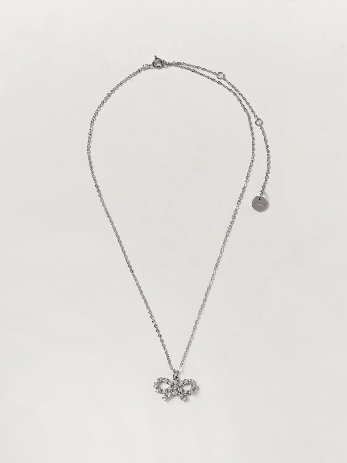 Collana Self-Portrait in ottone con strass